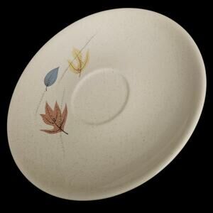 Franciscan Autumn 6 Inch Saucer Set of 3 Vintage USA Oven Safe